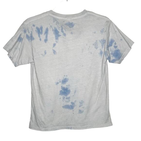 AALIYAH Vintage Concert T-Shirt Short Sleeve Crew Neck Pullover Tie-Dye Blue XS - Picture 3 of 6